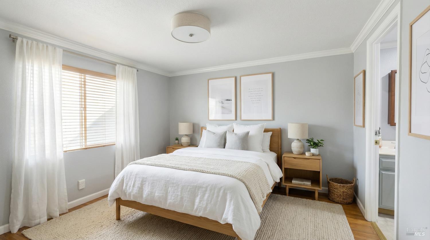 2963 Santa Rosa Avenue, Unit C6 Santa Rosa, CA 95407 - Photo 23 of 35 a bedroom with a bed and a window