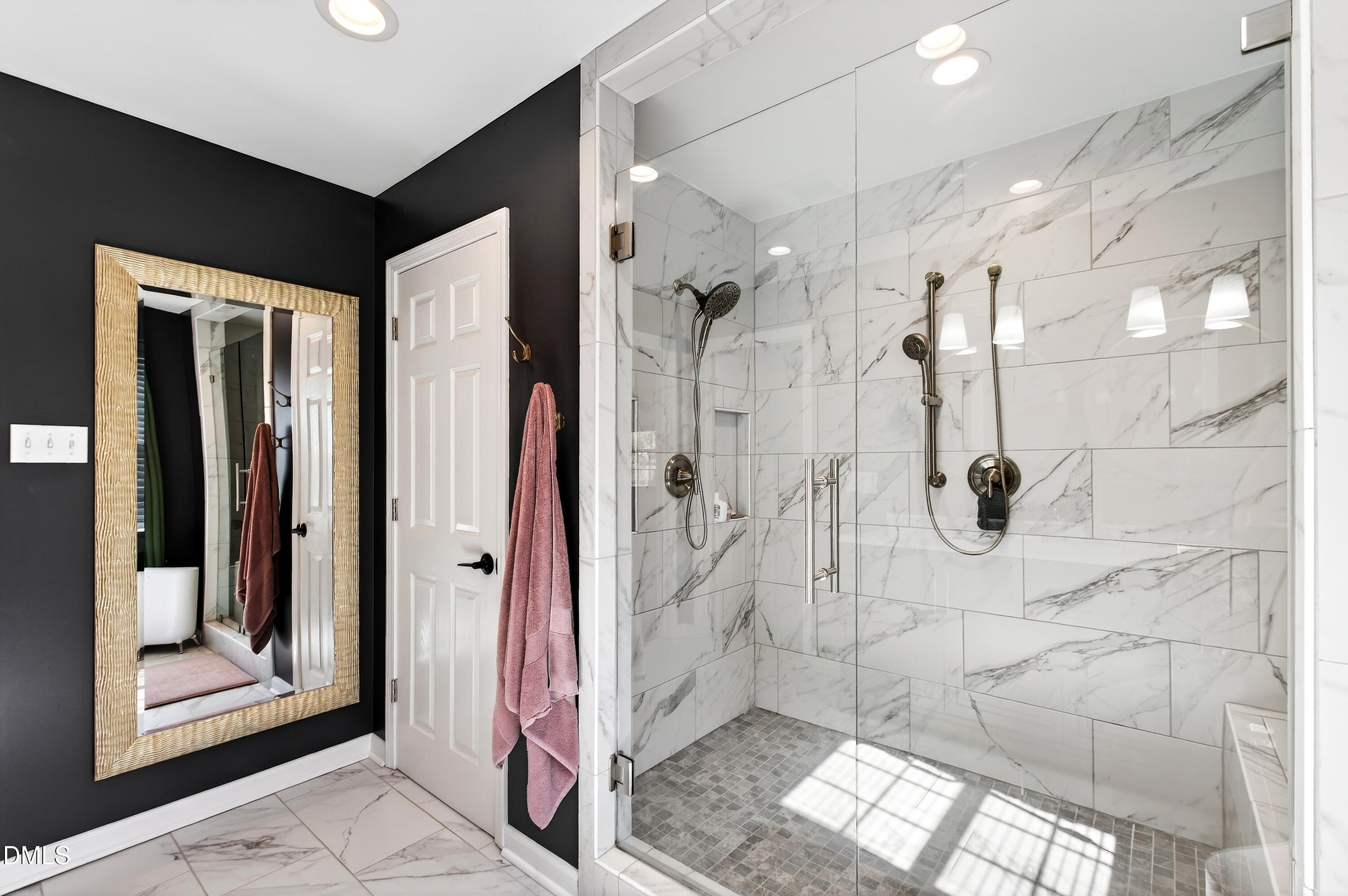 605 Chatham Lane Raleigh, NC 27610 - Photo 21 of 40 a bathroom with a shower