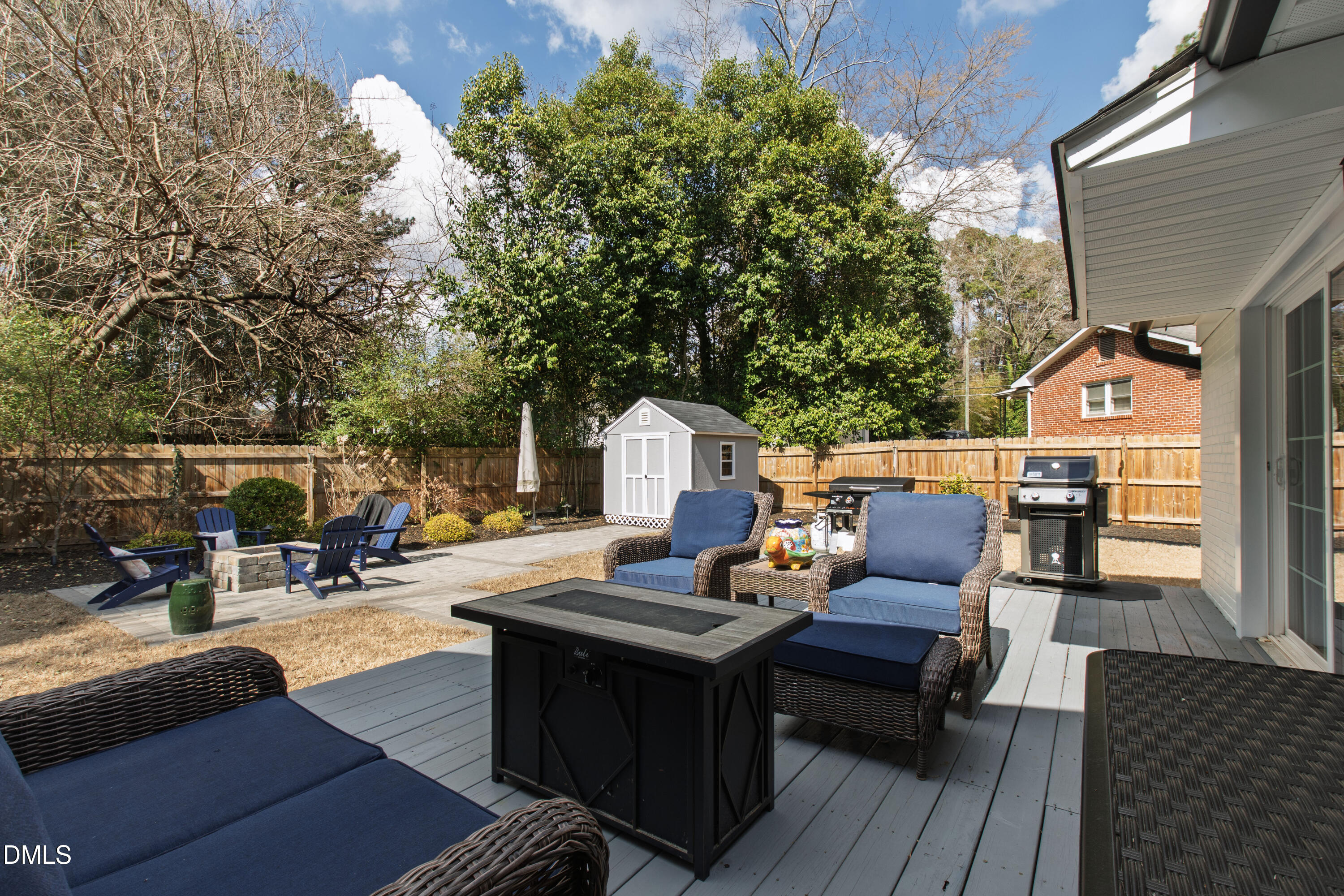 605 Chatham Lane Raleigh, NC 27610 - Photo 32 of 40 a outdoor living space with patio furniture