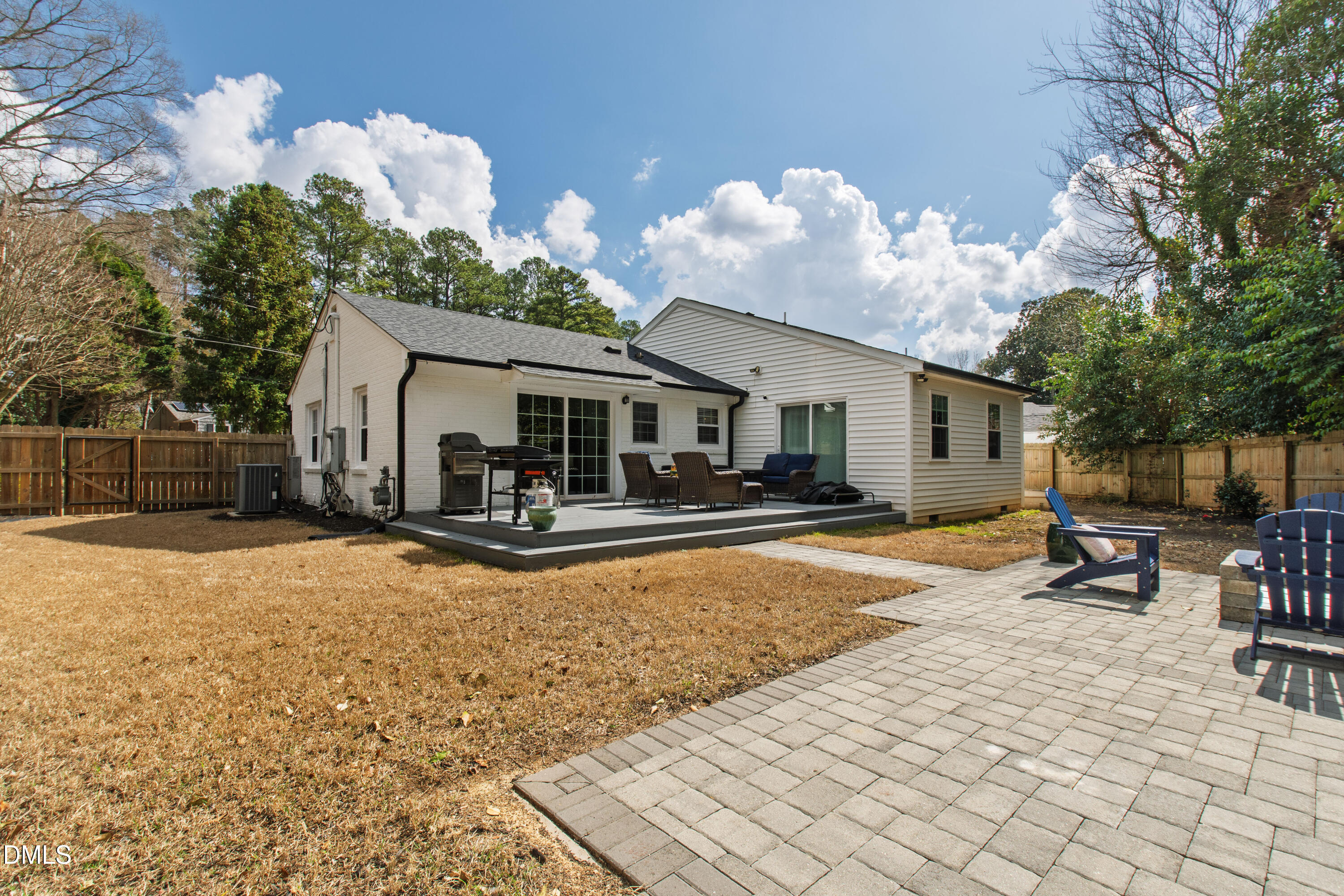 605 Chatham Lane Raleigh, NC 27610 - Photo 33 of 40 a view of a house with backyard and sitting area