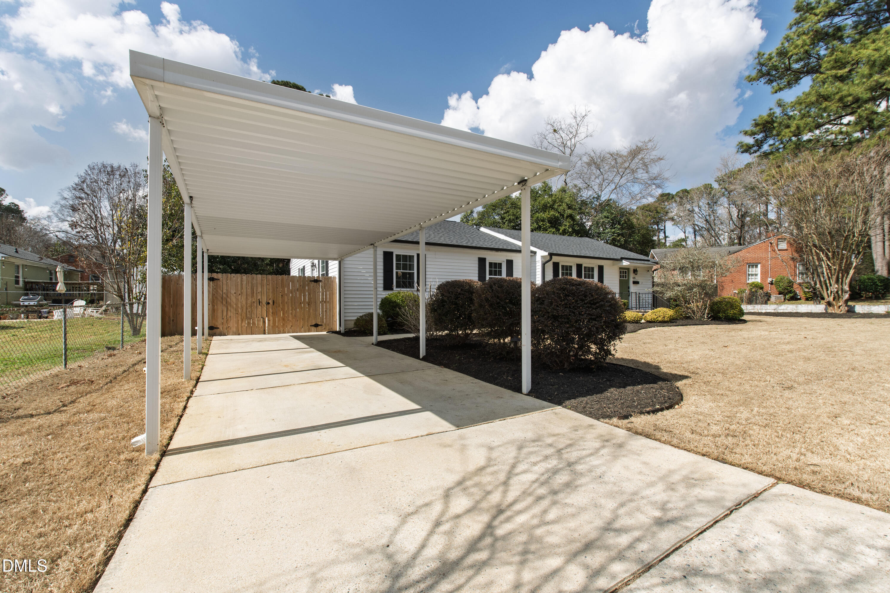 605 Chatham Lane Raleigh, NC 27610 - Photo 37 of 40 a view of a house with a yard