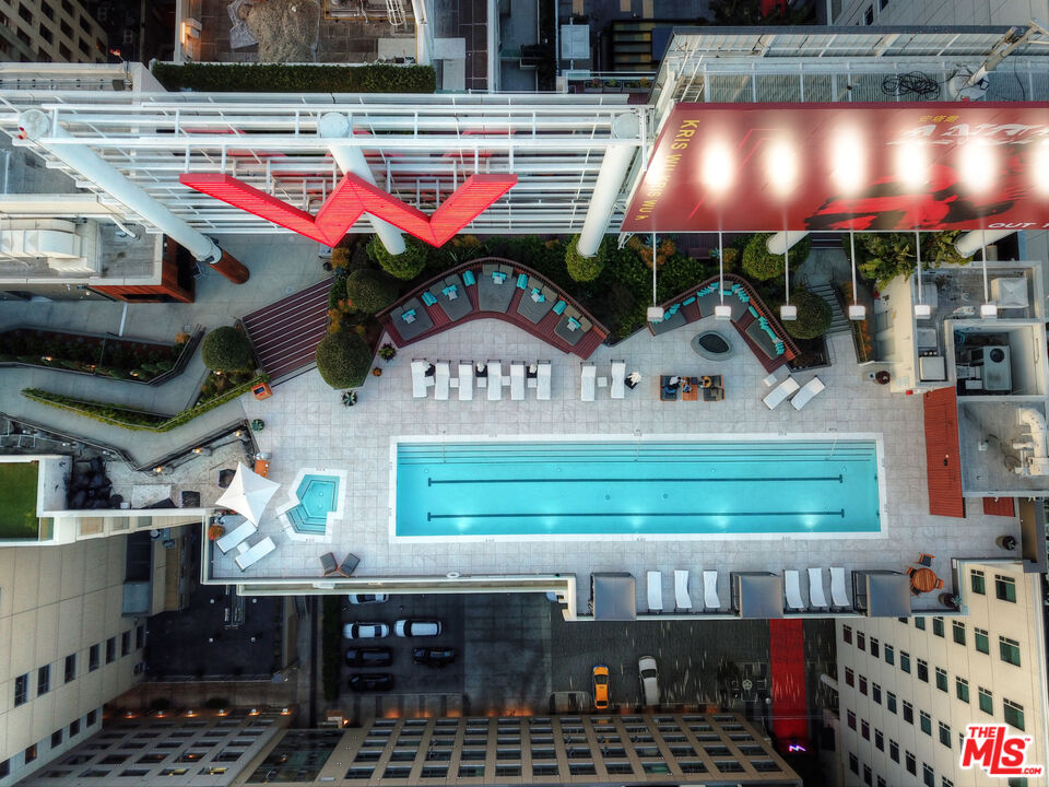 6250 Hollywood Boulevard, Unit 7K Los Angeles, CA 90028 - Photo 50 of 50 a table with wine bottles sitting in front of it