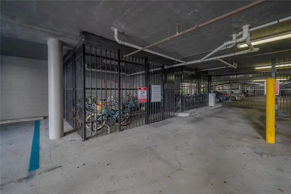 a view of storage and utility room