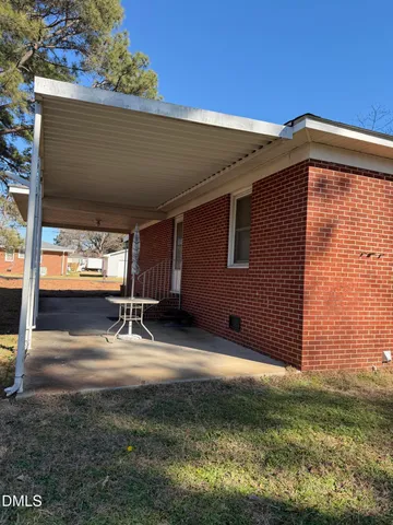 a backyard of a house