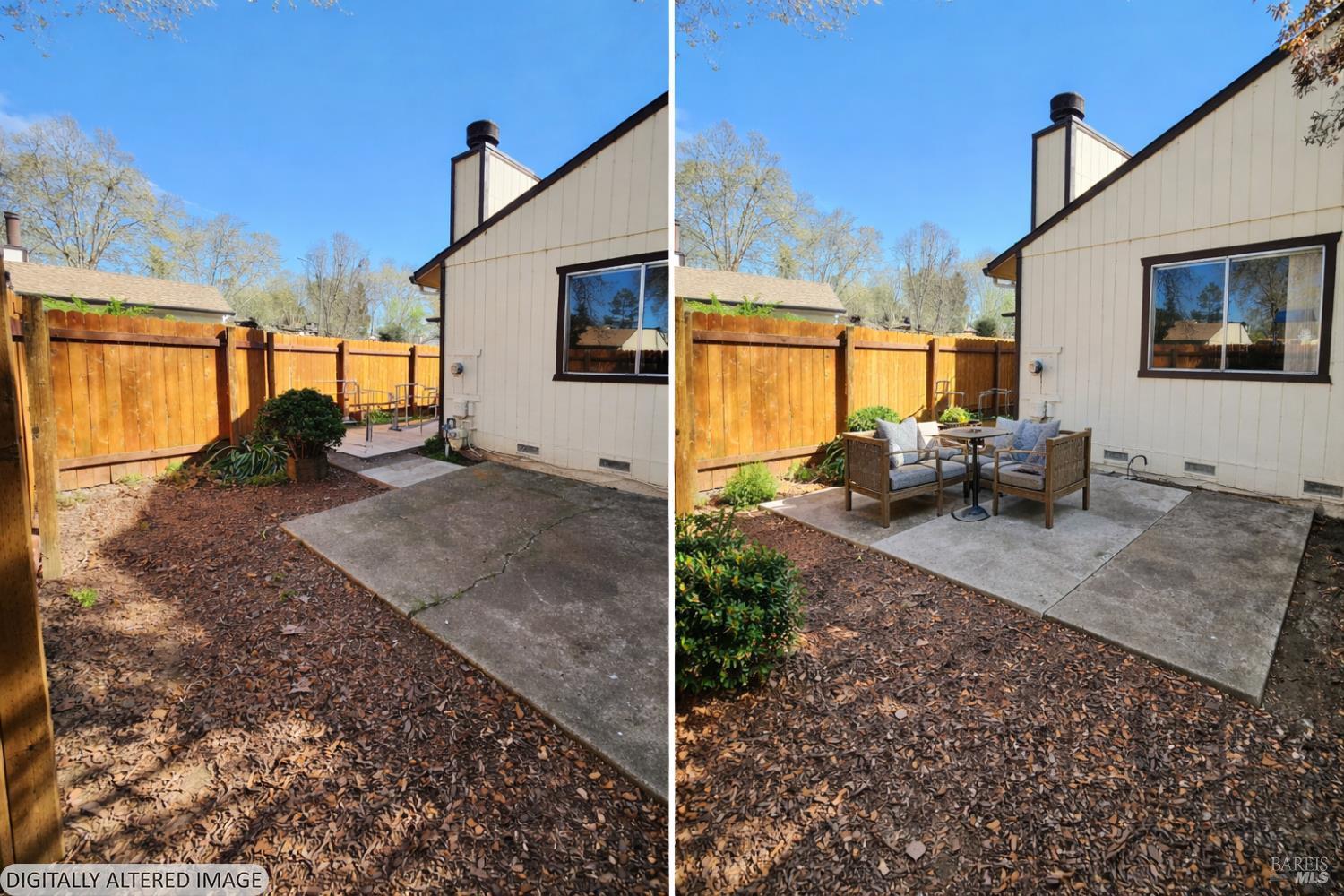 717 Blair Place Santa Rosa, CA 95401 - Photo 17 of 23 a view of a back yard of the house