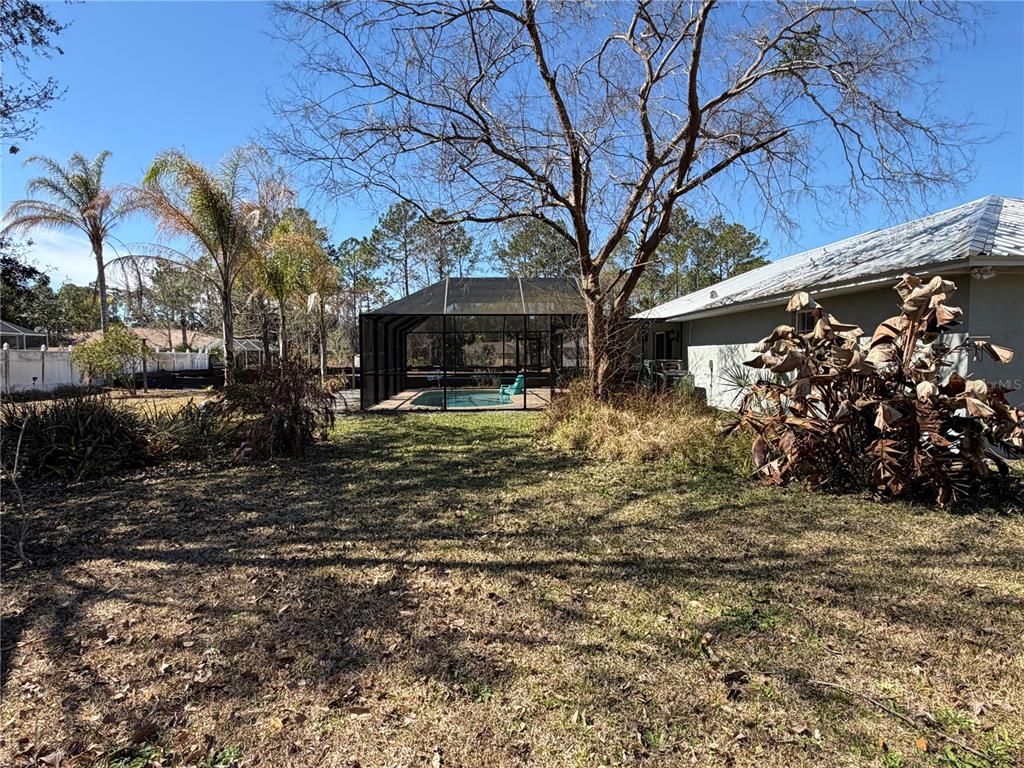 16 Powder Hill Lane Palm Coast, FL 32164 - Photo 22 of 27 a view of a yard with plants