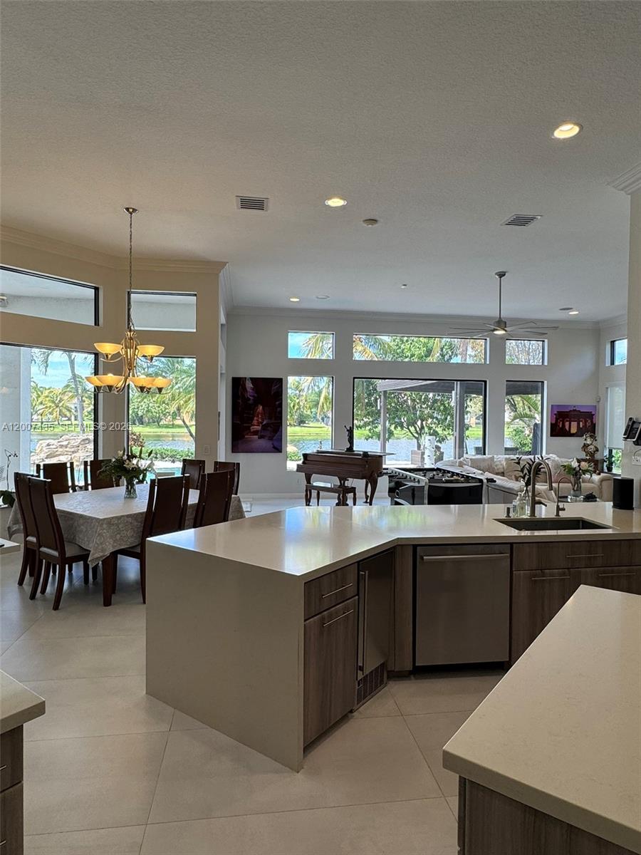 15053 Southwest 40th Street Davie, FL 33331 - Photo 14 of 36 View from the kitchen