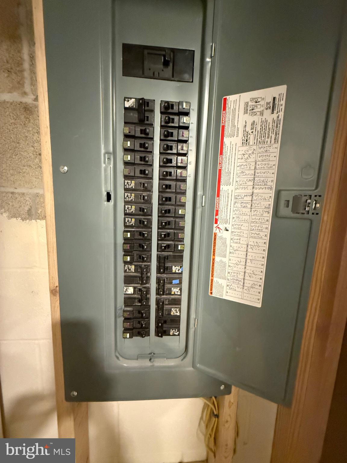 192 Hickory Point Road Pasadena, MD 21122 - Photo 35 of 53 Modern electrical panel for safety.