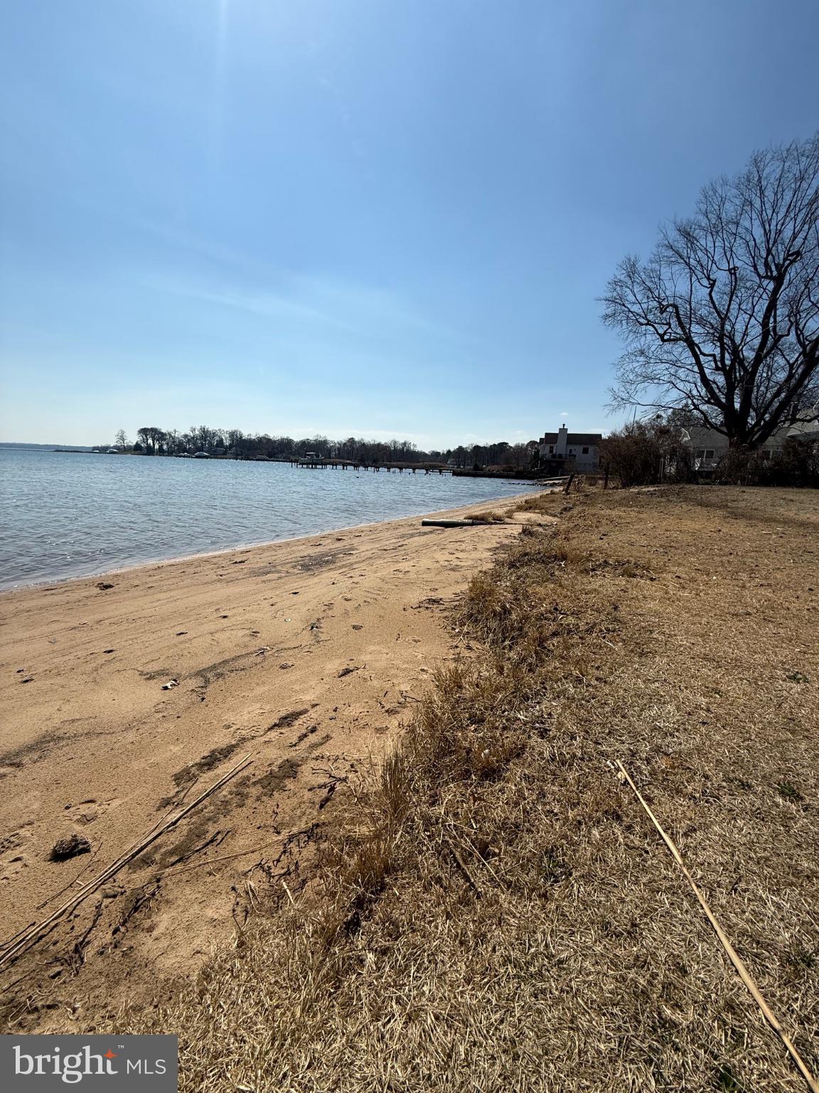 192 Hickory Point Road Pasadena, MD 21122 - Photo 53 of 53 Serene shoreline under a clear sky.
