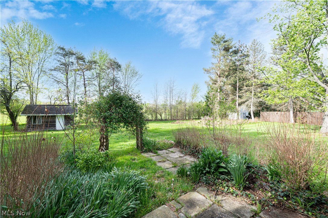 12310 Huntoon Road Painesville, OH 44077 - Photo 38 of 48 Fantastic view of the backyard on this peaceful and secluded 1 acre lot