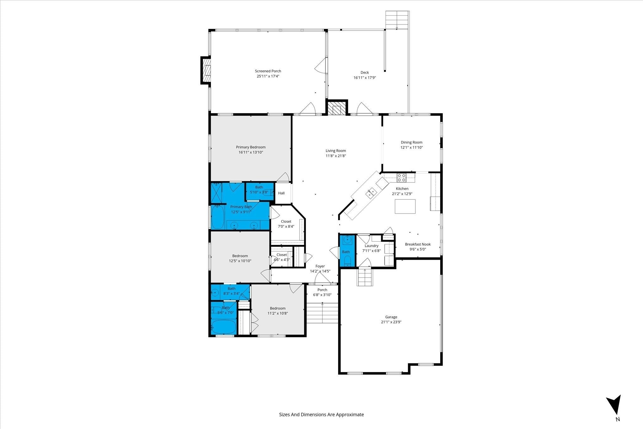 14342 Styx River Road Stapleton, AL 36578 - Photo 56 of 56 Floor Plan
