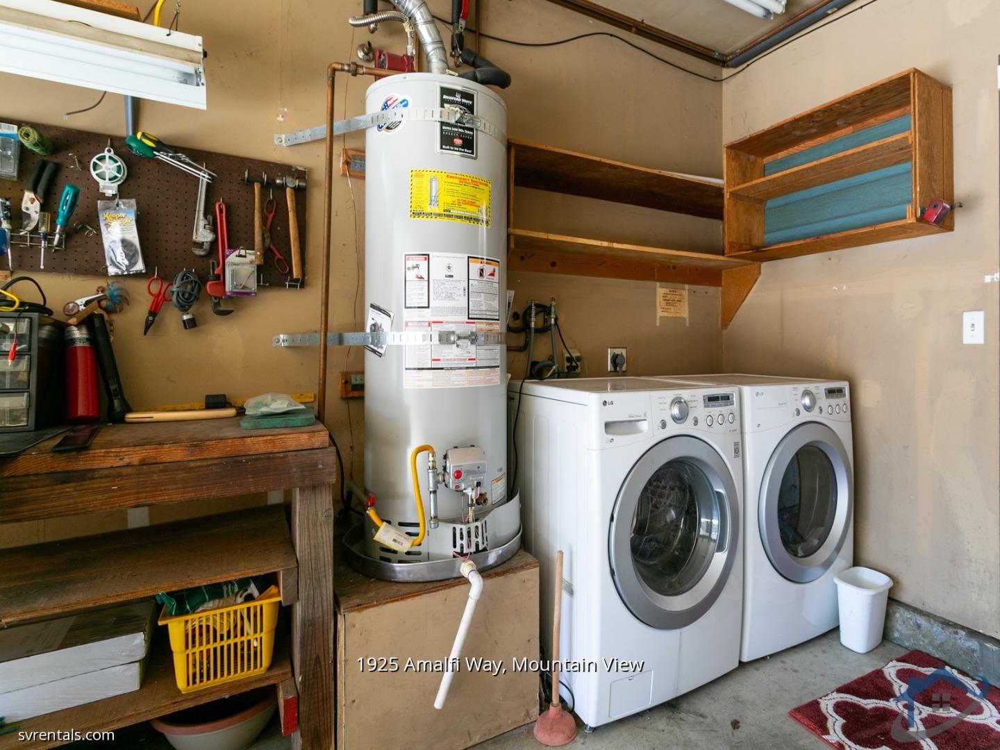 1925 Amalfi Way Mountain View, CA 94040 - Photo 22 of 23 a utility room with dryer and washer
