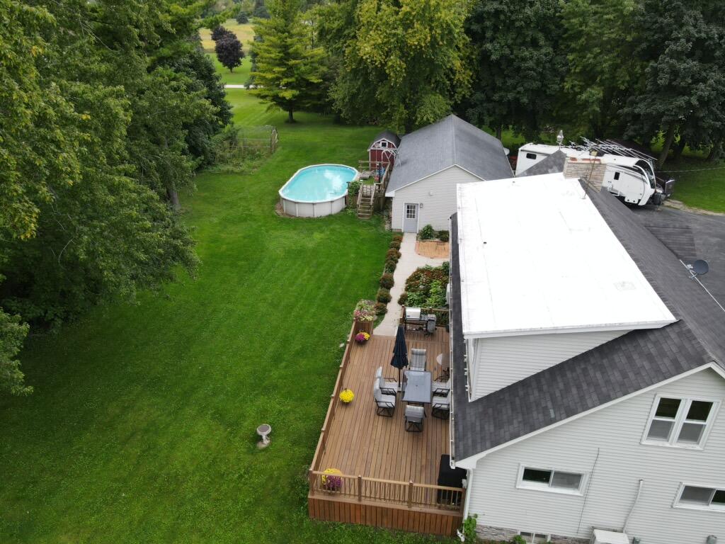 17211 Winfield Road Bristol, WI 53104 - Photo 7 of 59 Back yard