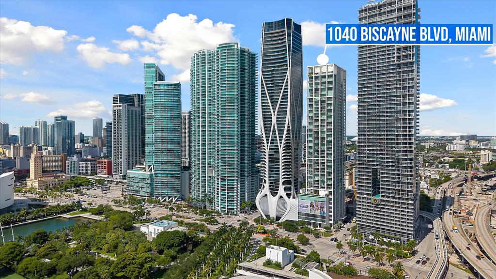 1040 Biscayne Boulevard, Unit 2101 Miami, FL 33132 - Photo 24 of 25 a view of a city with tall buildings