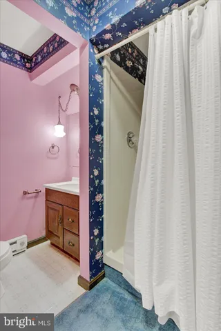 a view of a yard with trees