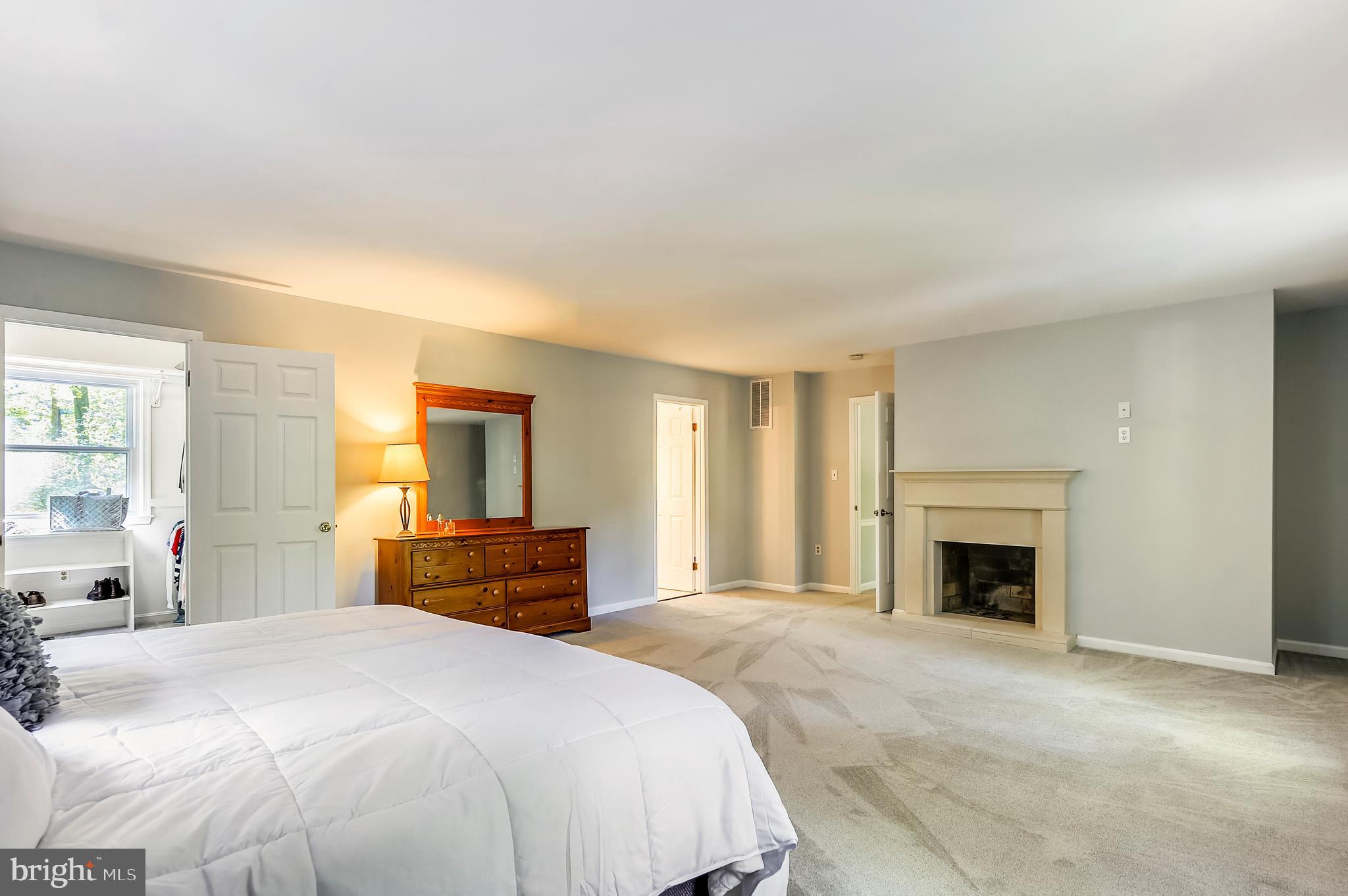 6755 Bensville Road Pomfret, MD 20675 - Photo 14 of 49 BIG Master bedroom w/ FP and sitting area