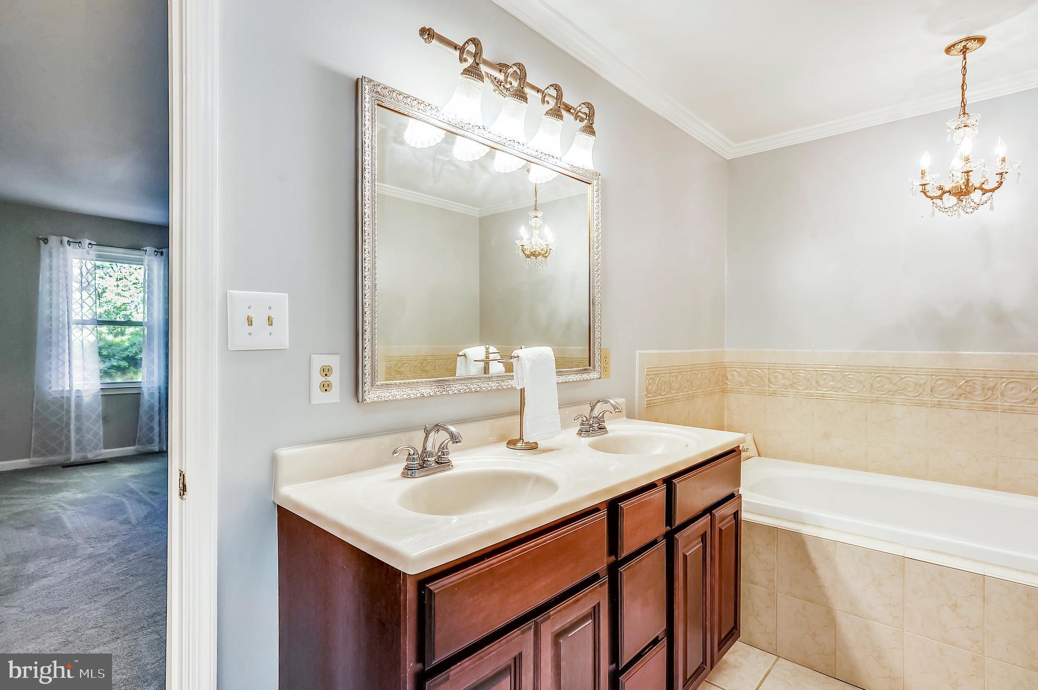 6755 Bensville Road Pomfret, MD 20675 - Photo 16 of 49 Master bedroom bath w/ jetted tub & sep shower