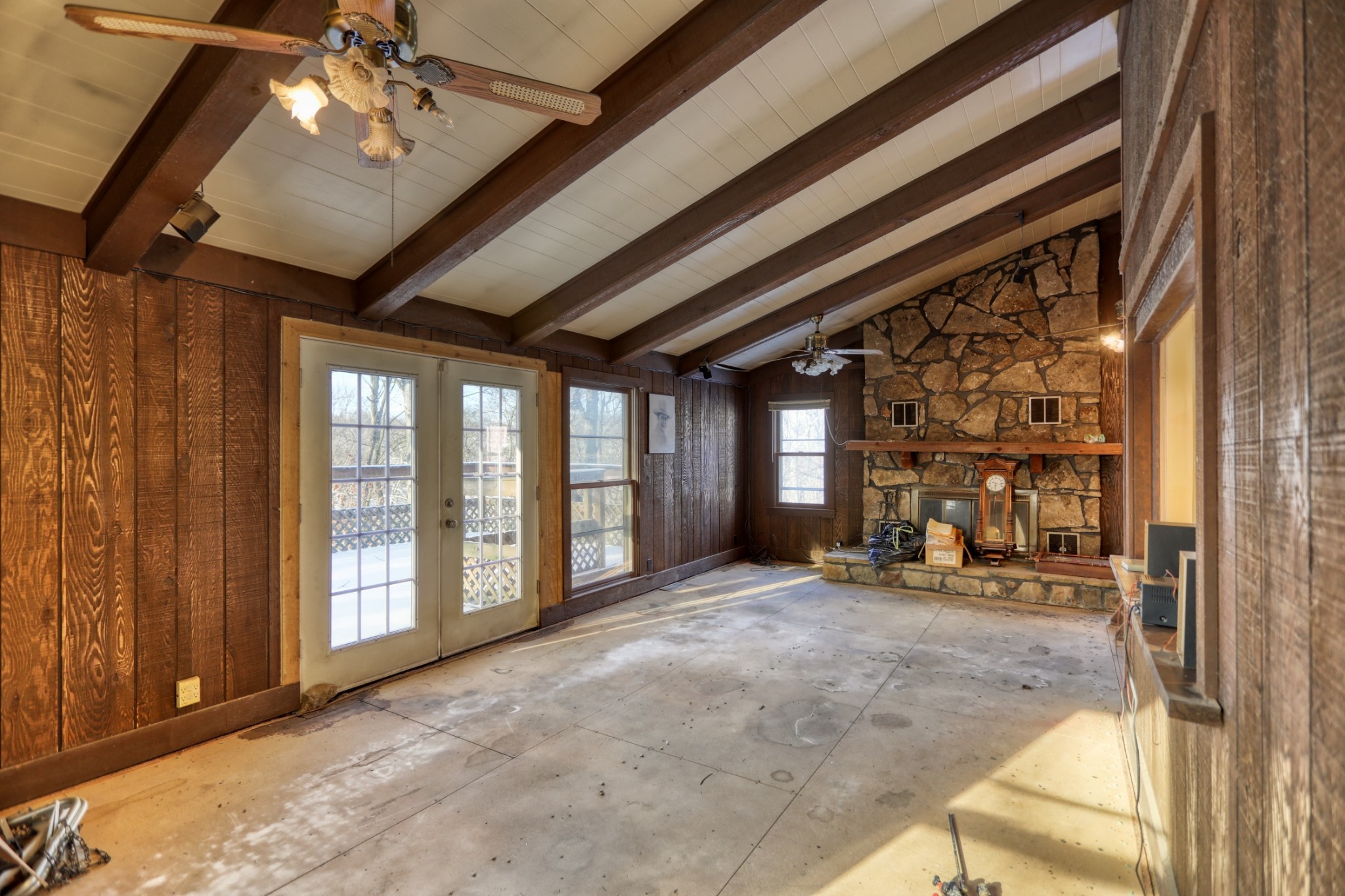 7707 Bob Carr Road Cross Plains, TN 37049 - Photo 22 of 49 a view of an empty room with window and chandelier