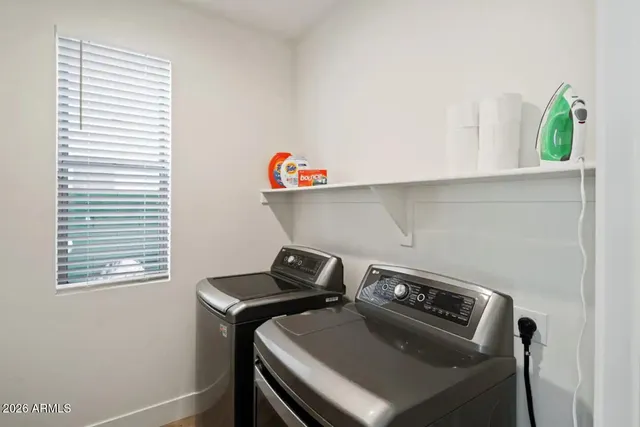 a room with storage and utility