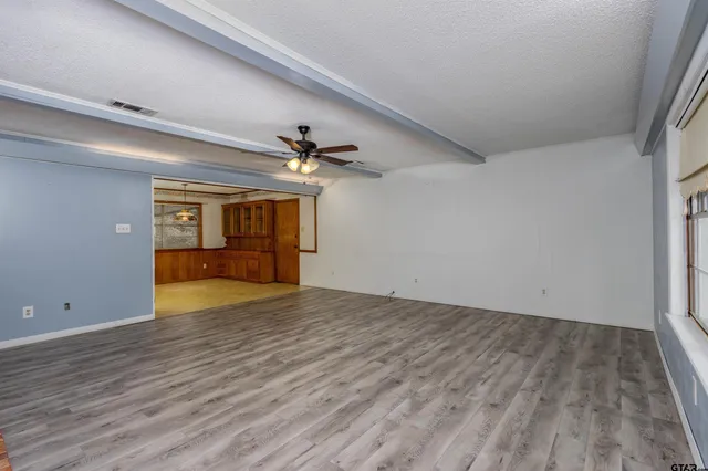 wooden floor in an empty room