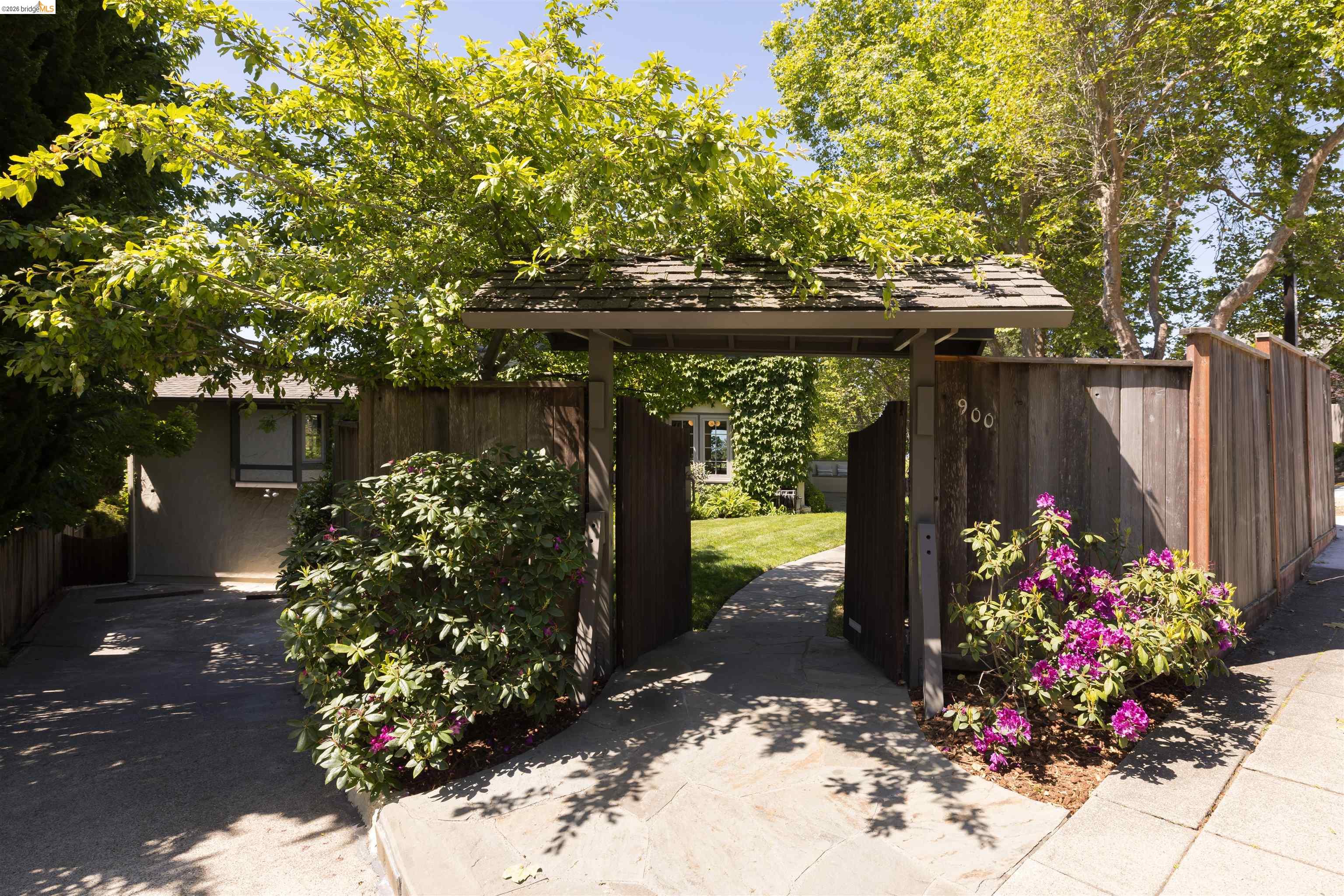 900 Euclid Avenue Berkeley, CA 94708 - Photo 2 of 54 a view of a garden with flowers