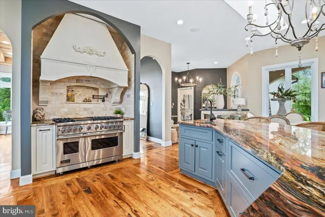 a view of a balcony with lake view and mountain view