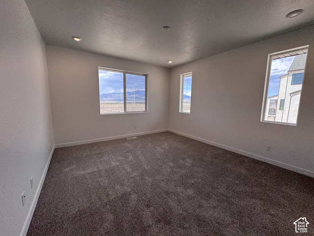 2613 Scarlet Road, Unit 258 Eagle Mountain, UT 84005 - Photo 12 of 30 Spacious room with recessed lighting, multiple windows, and carpet flooring