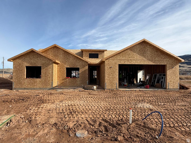 4062 North 970th East Enoch, UT 84721 - Photo 1 of 3 View of front of property with a patio area