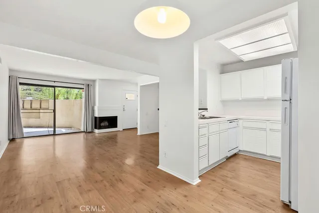 a view of small space with racks on the wall