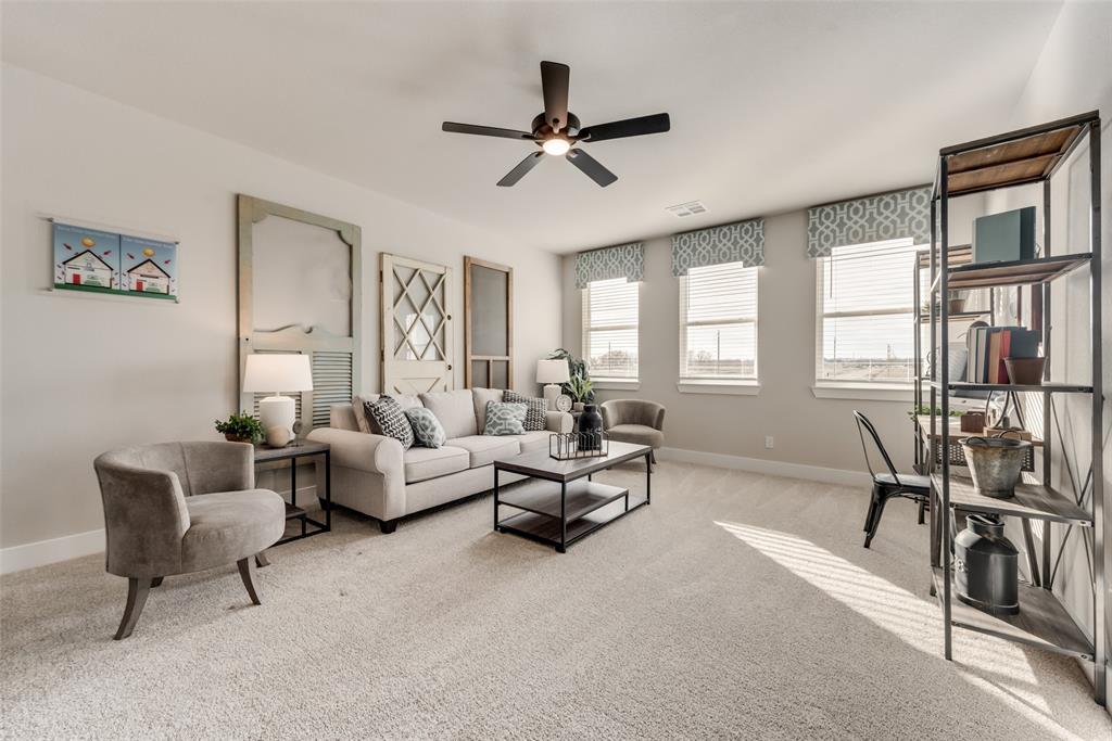250 Brown Road Leonard, TX 75452 - Photo 18 of 29 Spacious room featuring light-colored carpeting and multiple windows