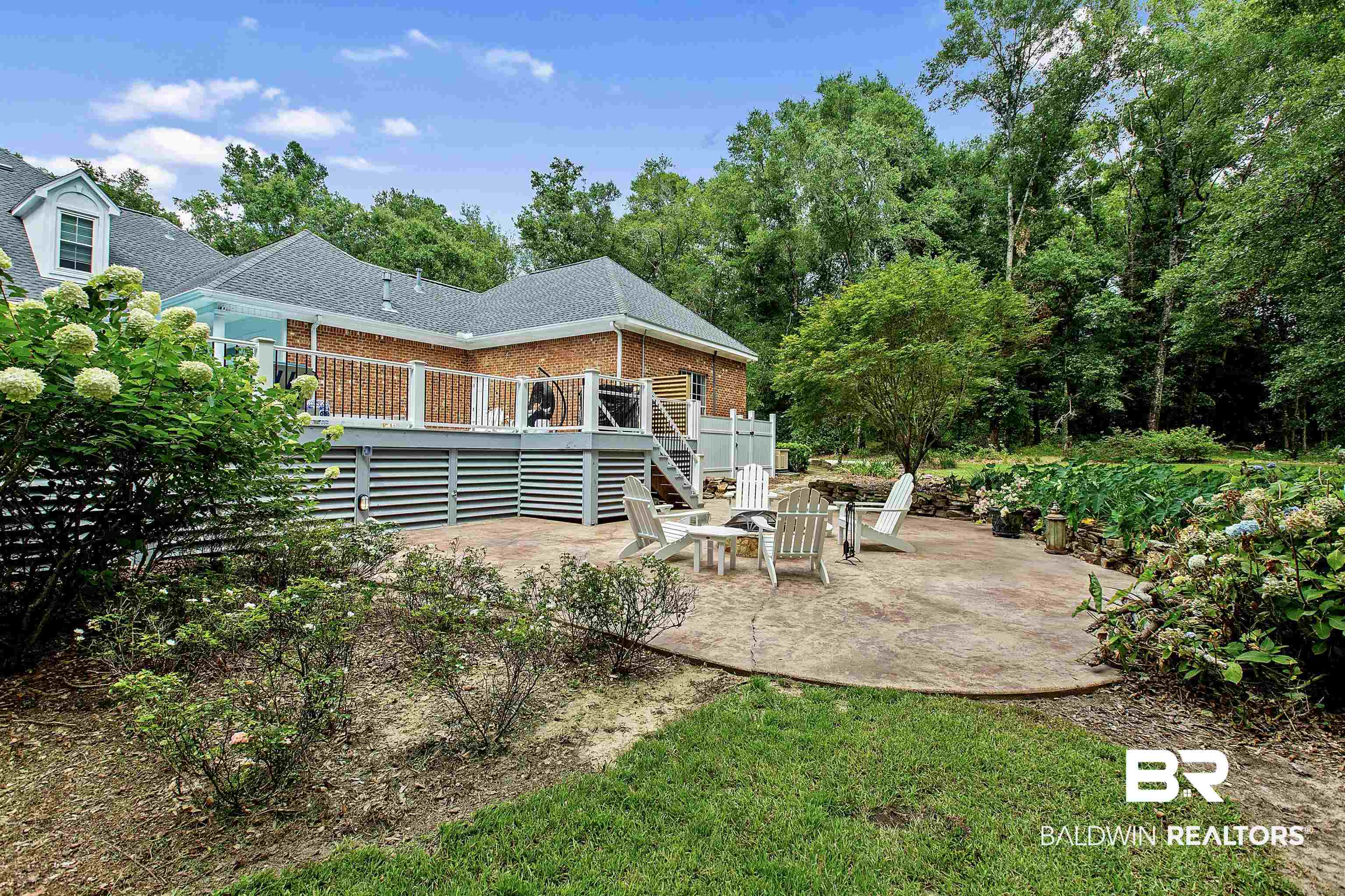 6930 Oak Point Lane Fairhope, AL 36532 - Photo 44 of 50 Back Deck/Fire Pit