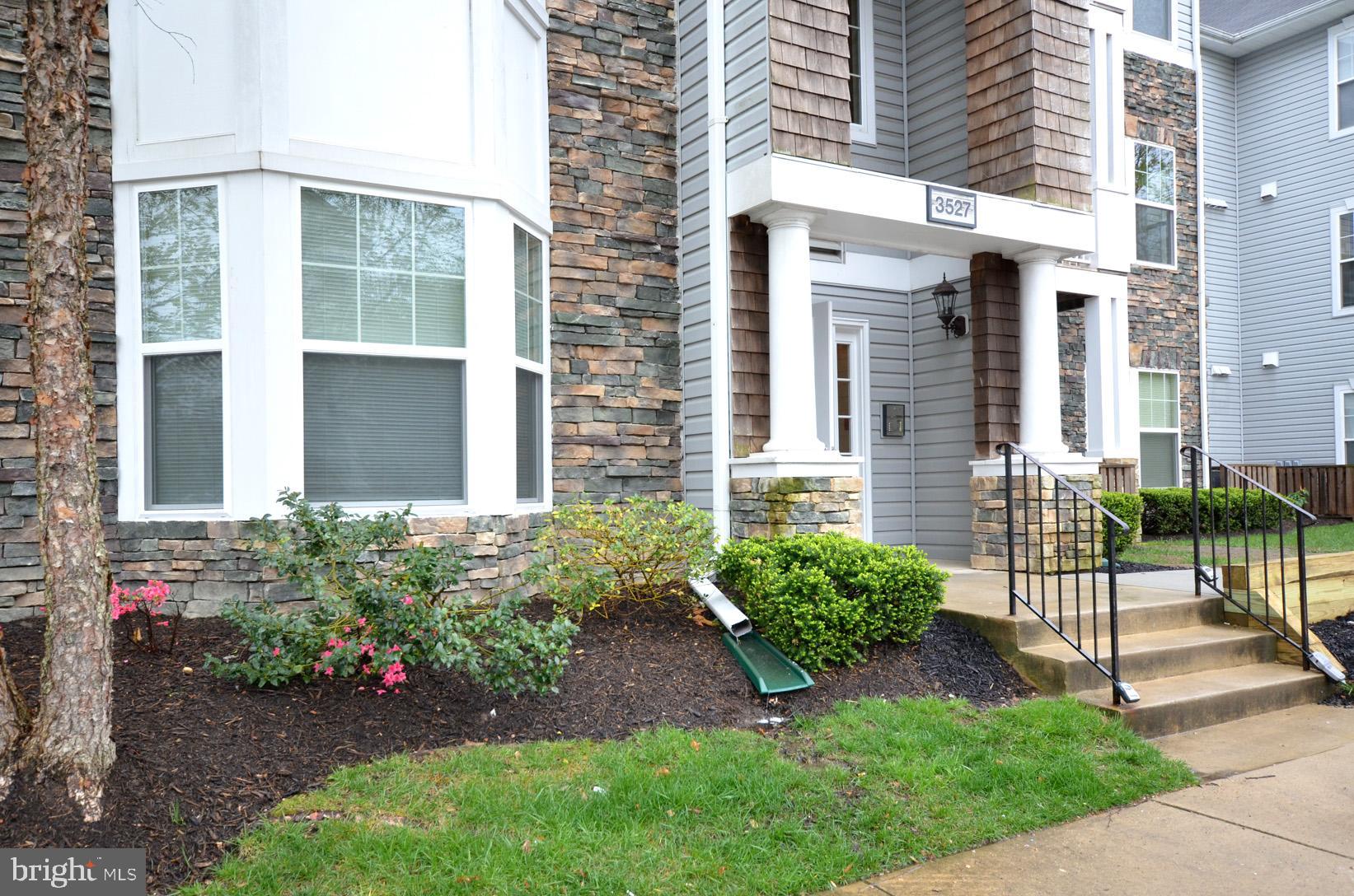 a view of a potted plants in front of a house