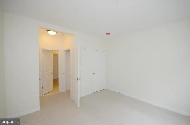 a view of an empty room