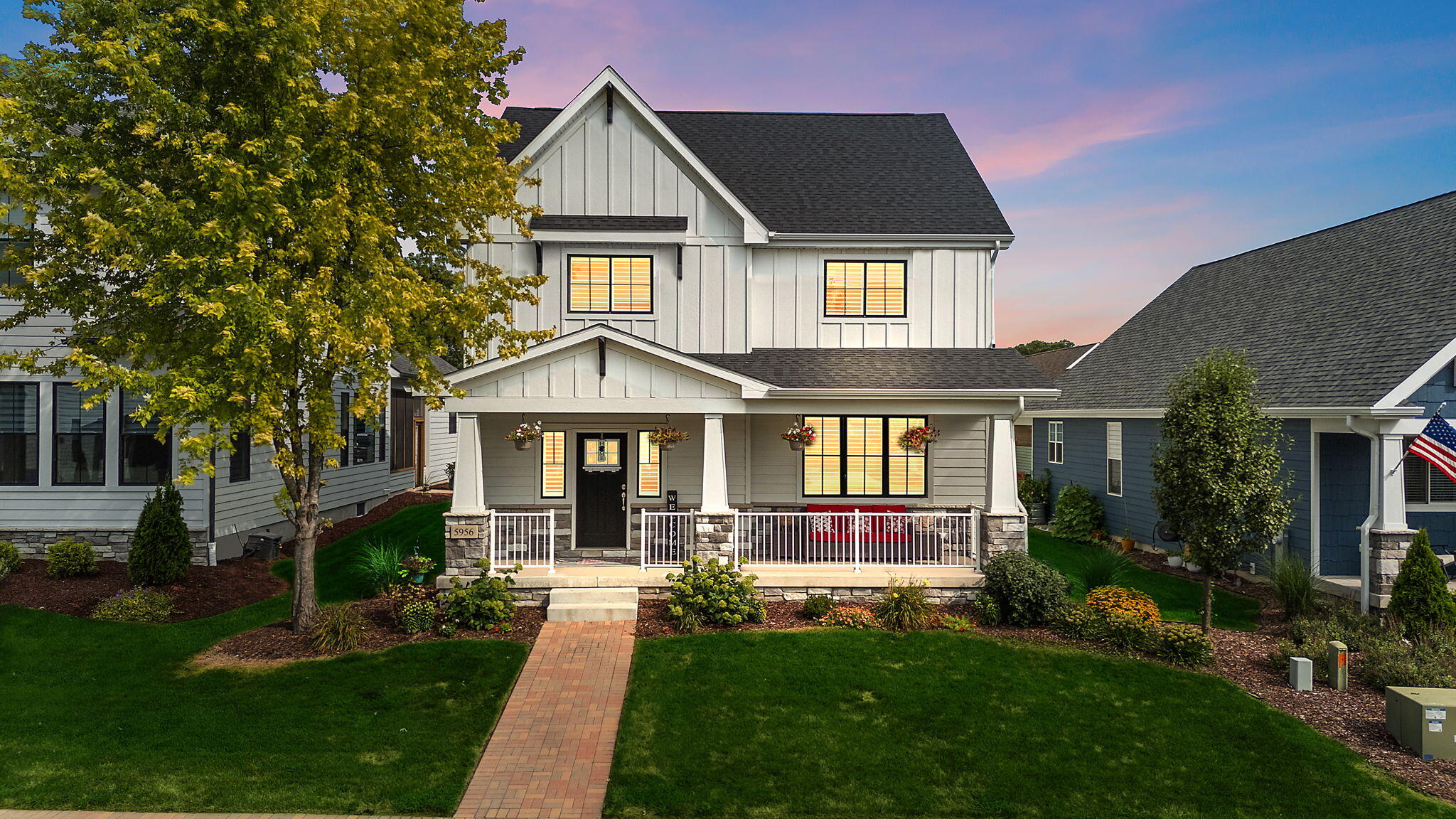 5956 Beacon Lane Portage, IN 46368 - Photo 1 of 57 a front view of a house with a yard