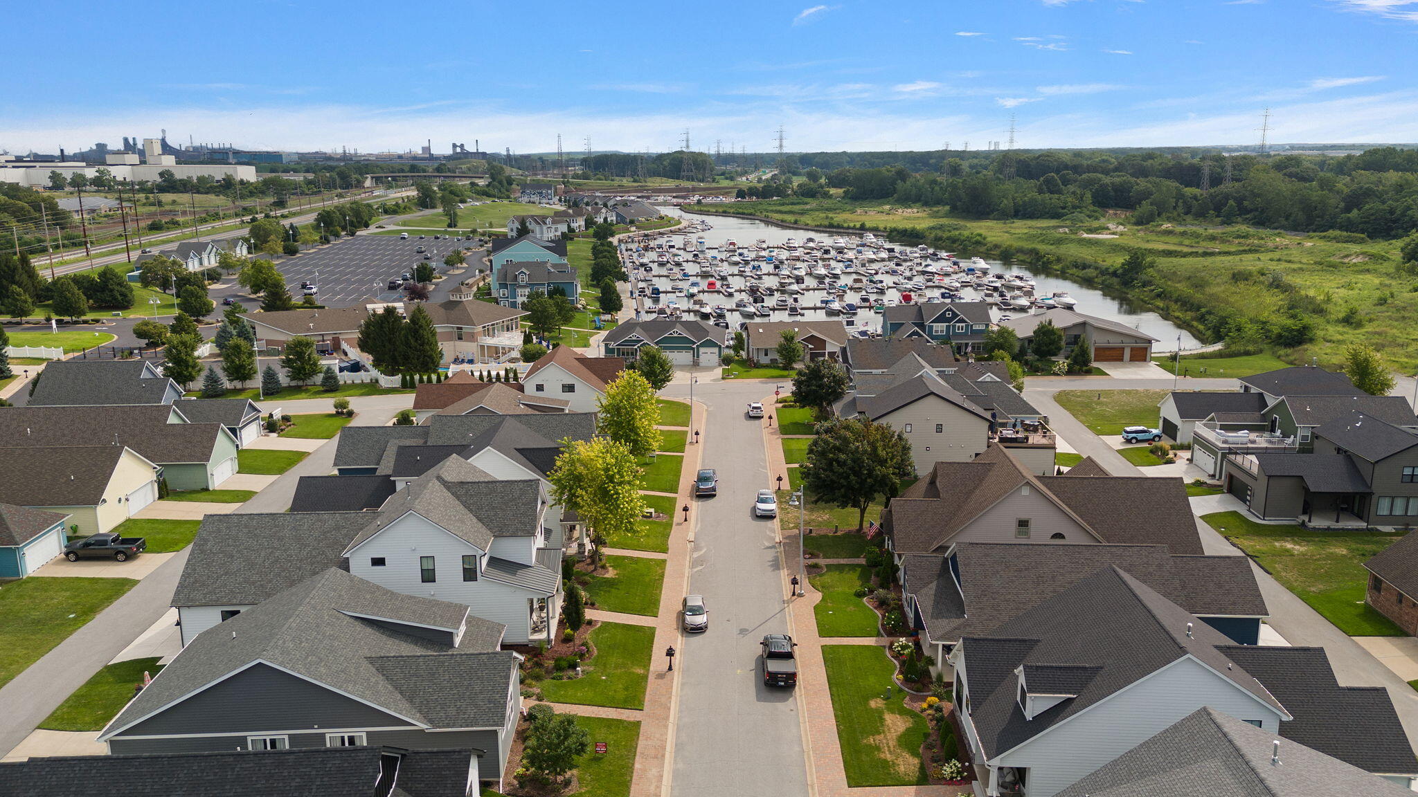 5956 Beacon Lane Portage, IN 46368 - Photo 51 of 57 an aerial view of multiple house