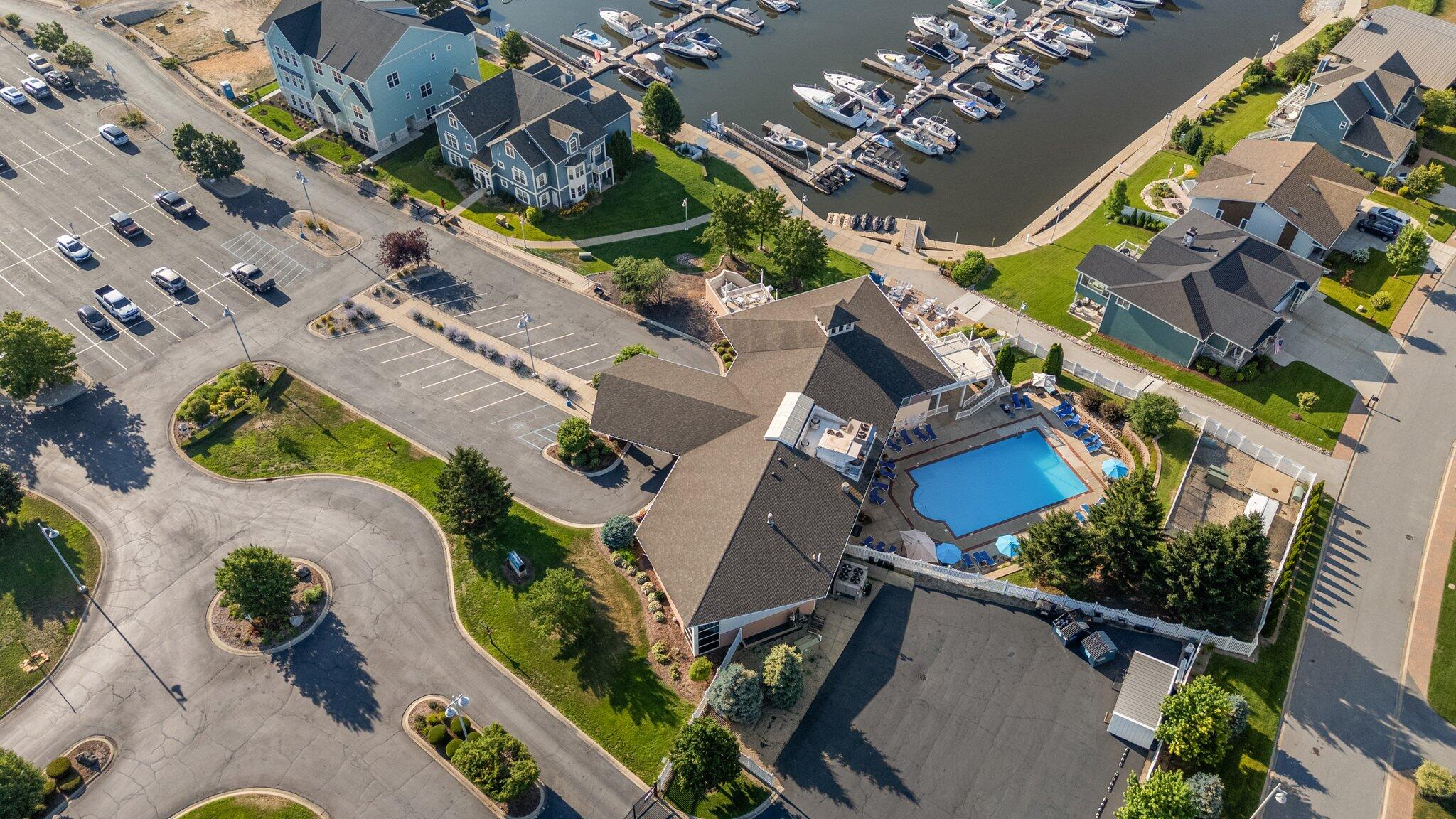5956 Beacon Lane Portage, IN 46368 - Photo 55 of 57 an aerial view of a house