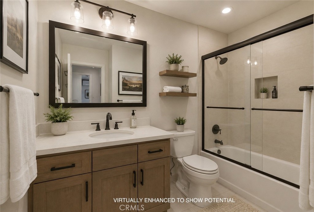 2251 South Stage Coach Lane Fallbrook, CA 92028 - Photo 25 of 69 Hall bath virtually enhanced to show potential