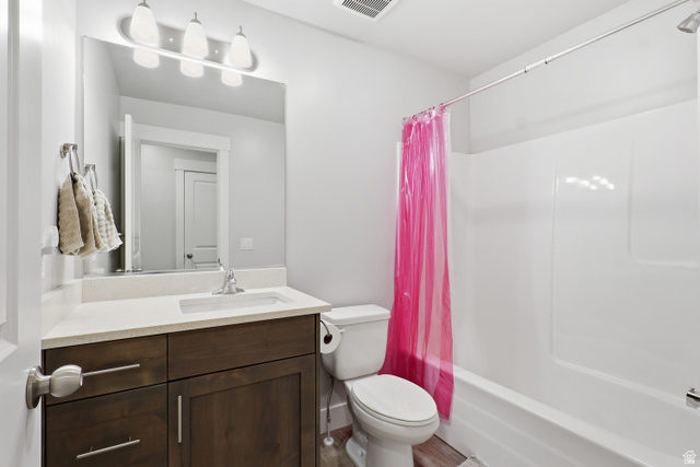 2011 Wren Circle Logan, UT 84339 - Photo 17 of 20 Bathroom featuring vanity and shower / bath combo