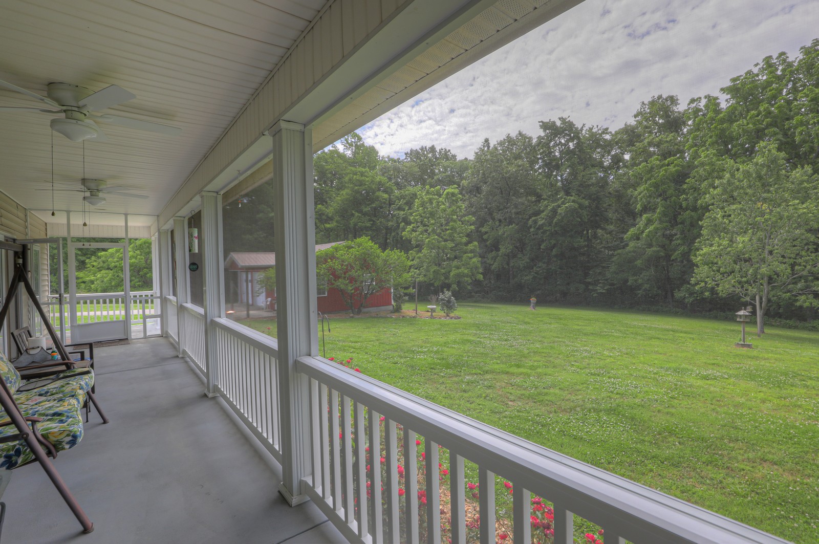 1421 Pea Ridge Road Manchester, TN 37355 - Photo 33 of 62 a view of a porch and garden