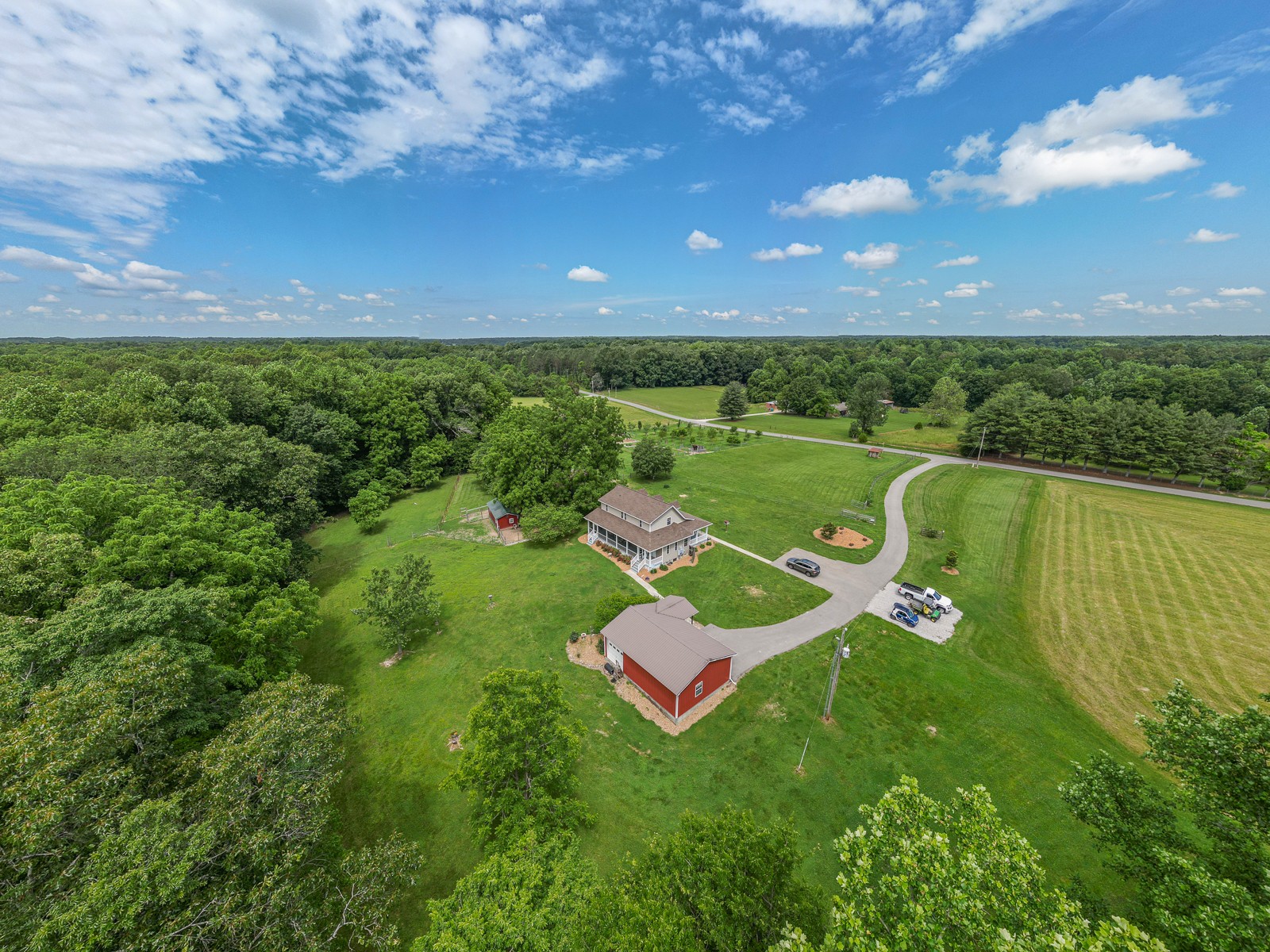 1421 Pea Ridge Road Manchester, TN 37355 - Photo 48 of 62 a view of swimming pool with seating area and green mountains