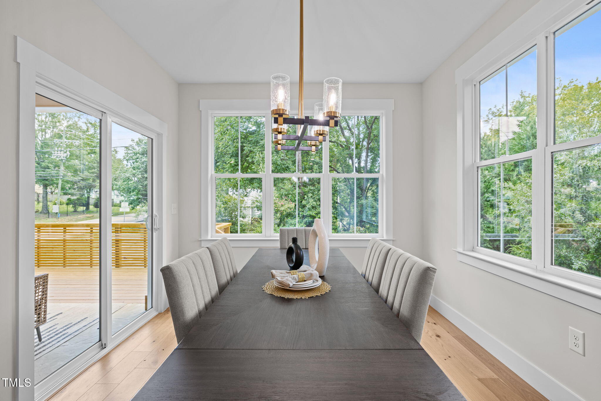 121 West Braxton Foushee Street Carrboro, NC 27510 - Photo 10 of 50 a view of a dining room with furniture window and outside view