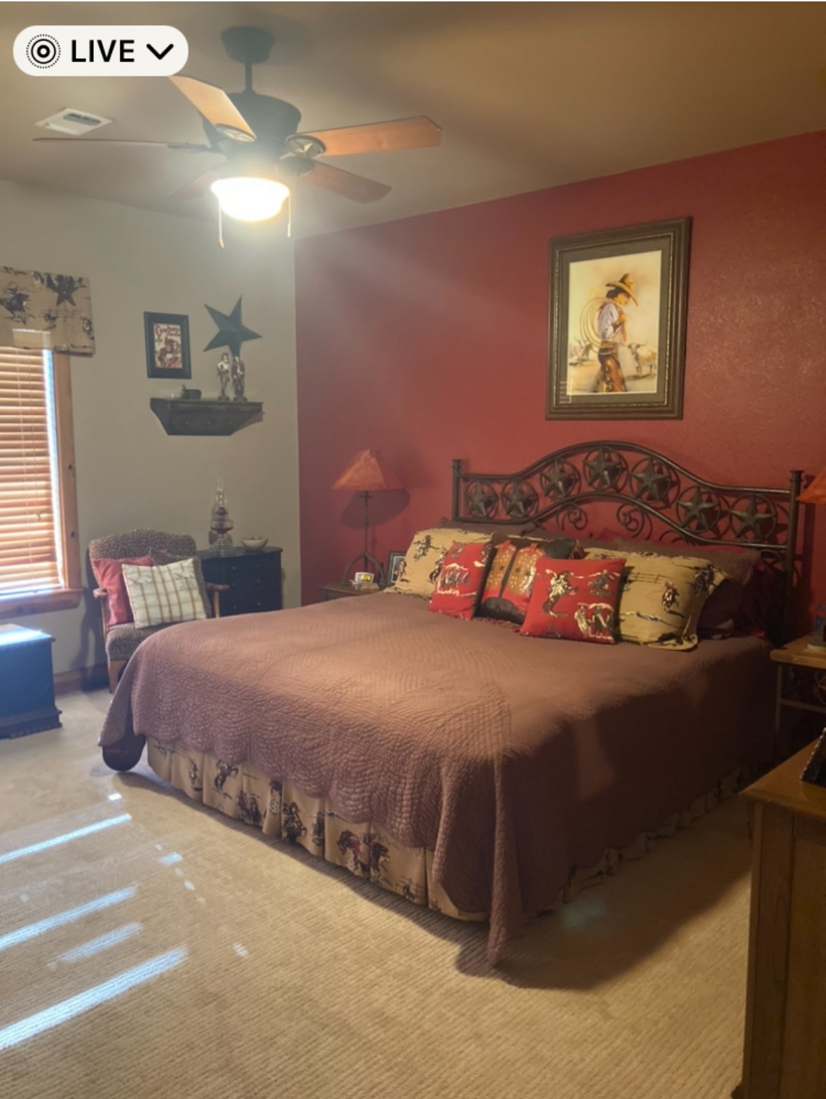 298 Cr 346 Road Milano, TX 76556 - Photo 18 of 26 a bedroom with a bed and a painting on the wall
