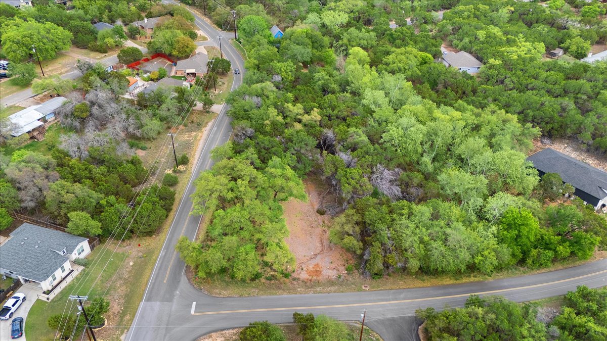 20404 Ridgeview Road Leander, TX 78645 - Photo 9 of 26 an aerial view of residential house with outdoor space and trees all around