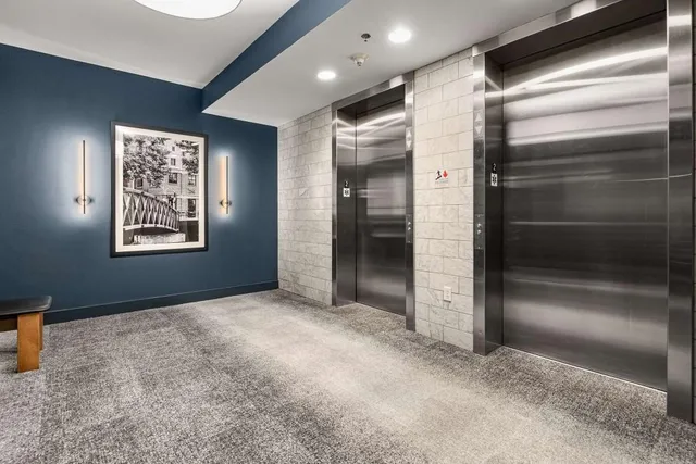 a view of a entryway of a house