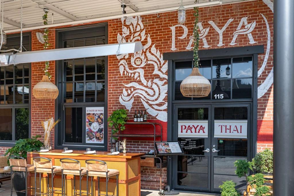 1100 Howell Mill Road Northwest, Unit 201 Atlanta, GA 30318 - Photo 45 of 50 a front view of a building with retail shops