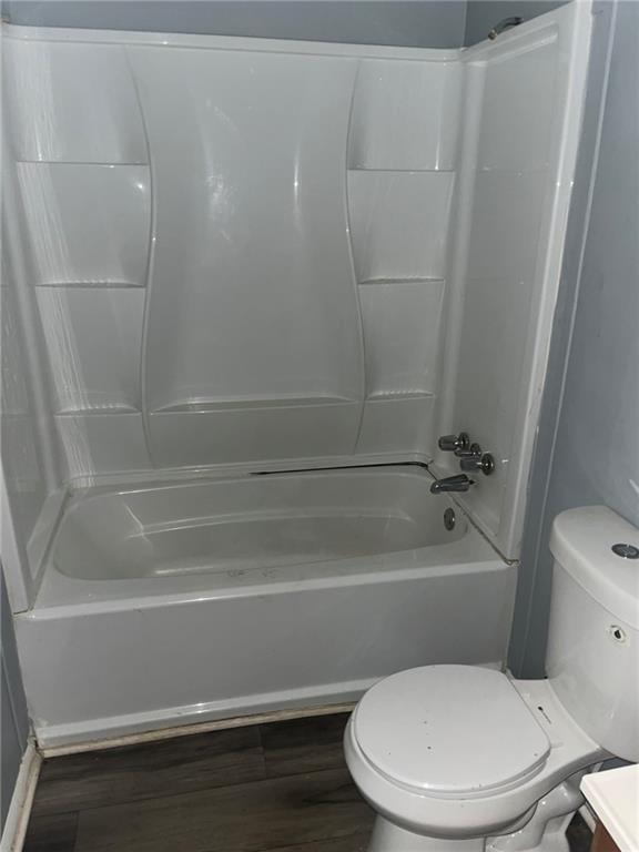 3836 Rex Circle Rex, GA 30273 - Photo 17 of 17 a toilet sitting next to a bath tub