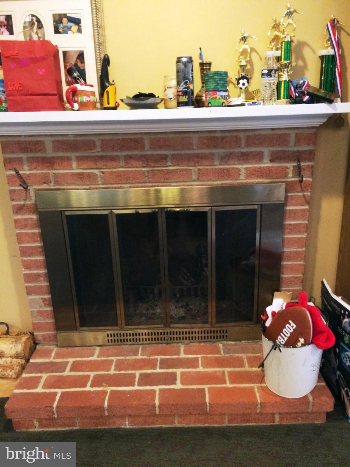 7 Treworthy Road Gaithersburg, MD 20878 - Photo 13 of 18 Family Room Fireplace
