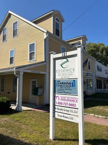 a sign on the side of a building