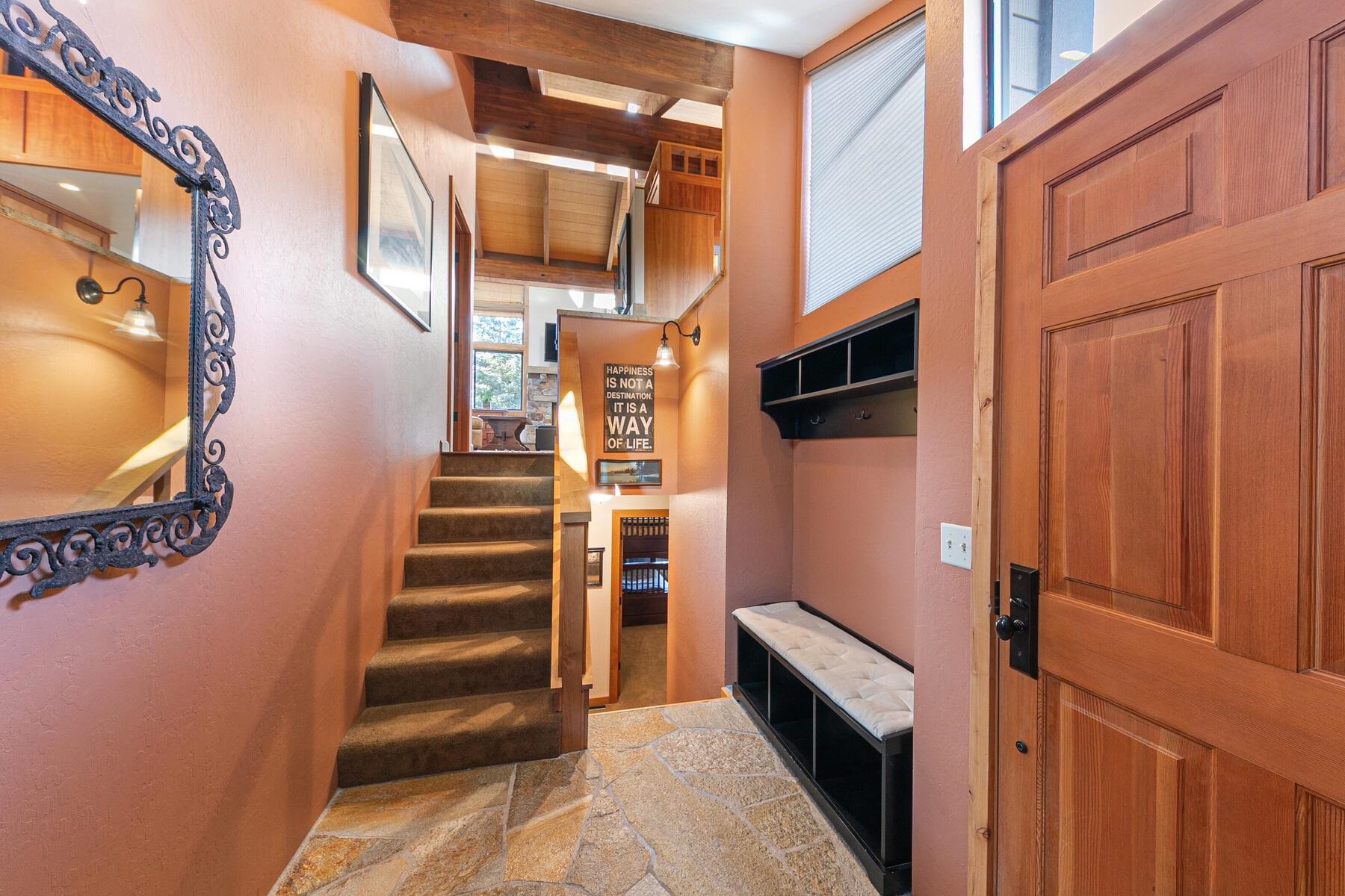 6108 Rocky Point Northstar, CA 96161 - Photo 11 of 28 a view of entryway and hall with wooden floor