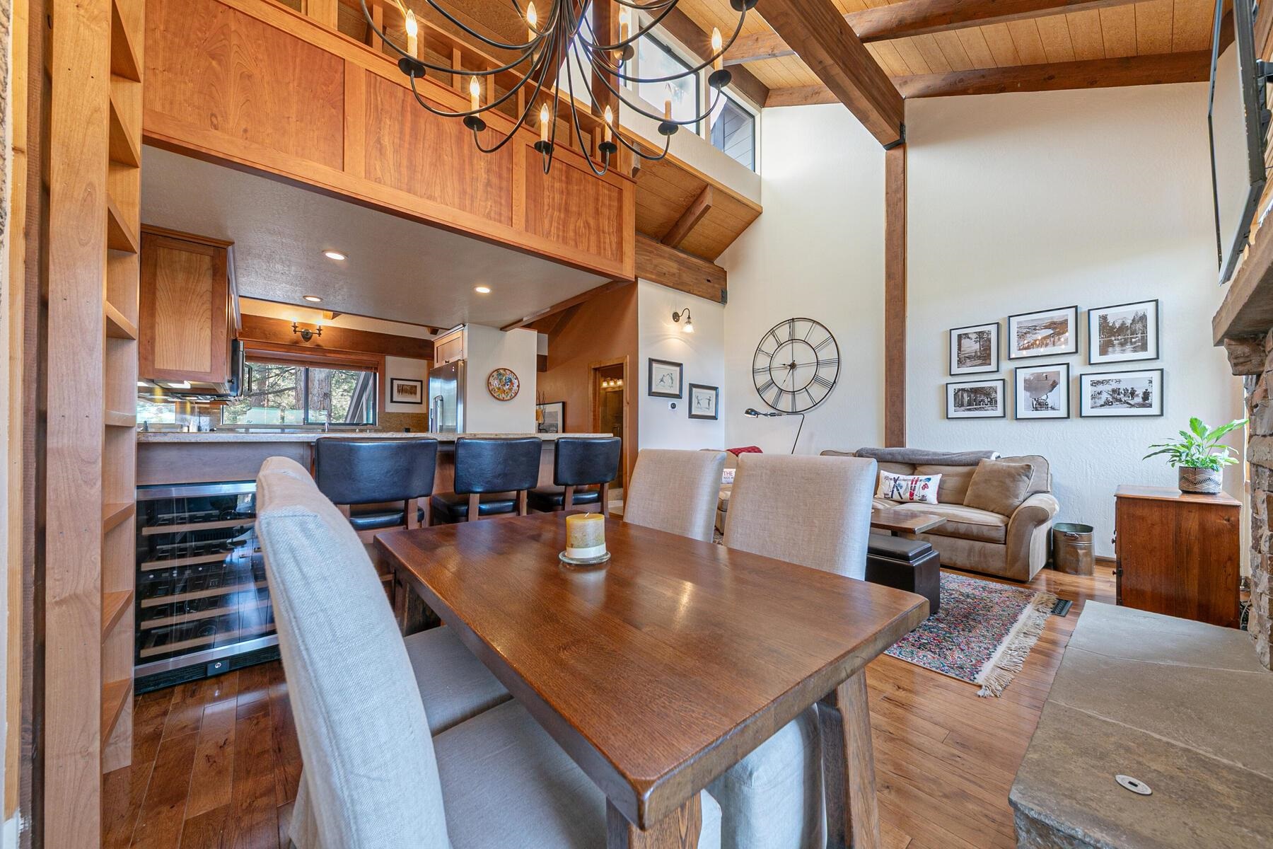 6108 Rocky Point Northstar, CA 96161 - Photo 4 of 28 a dining room with furniture and wooden floor